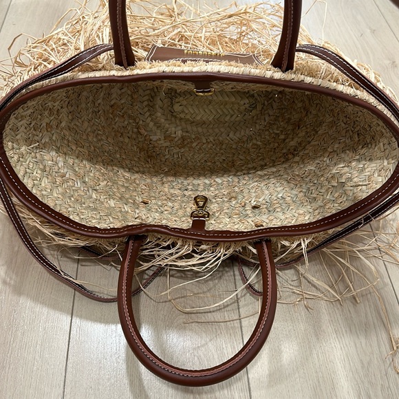 Jacquemus Tan and Brown Fringe Tote - Picture 5 of 6